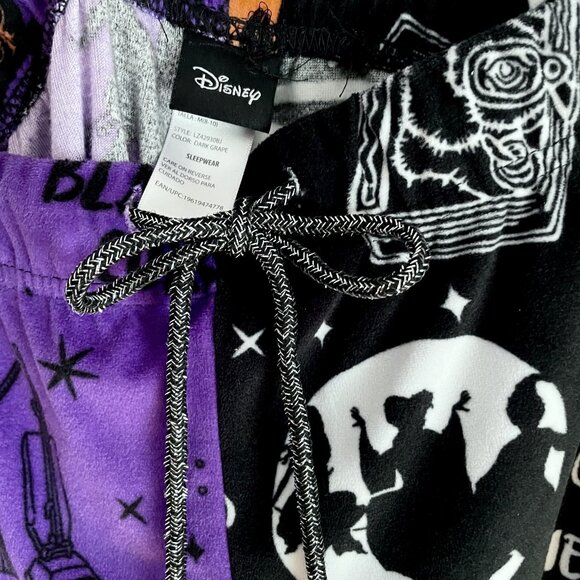 Disney Womens HOCUS POCUS Pajama Lounge Jogger Pants with Pockets Size M Purple - Picture 6 of 11